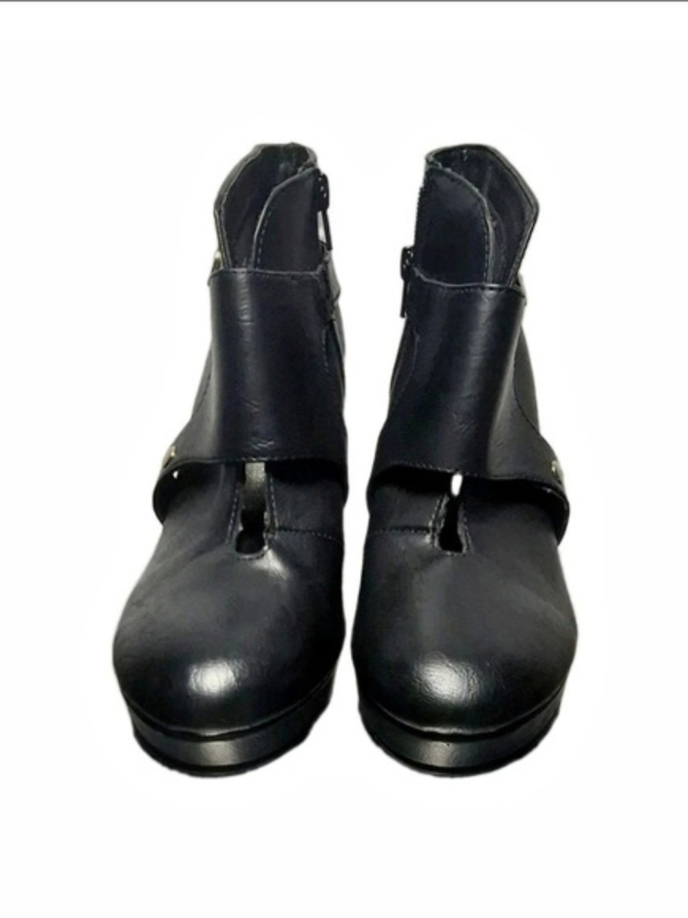 Kenneth Cole Black Heeled Ankle Boots US 7.5